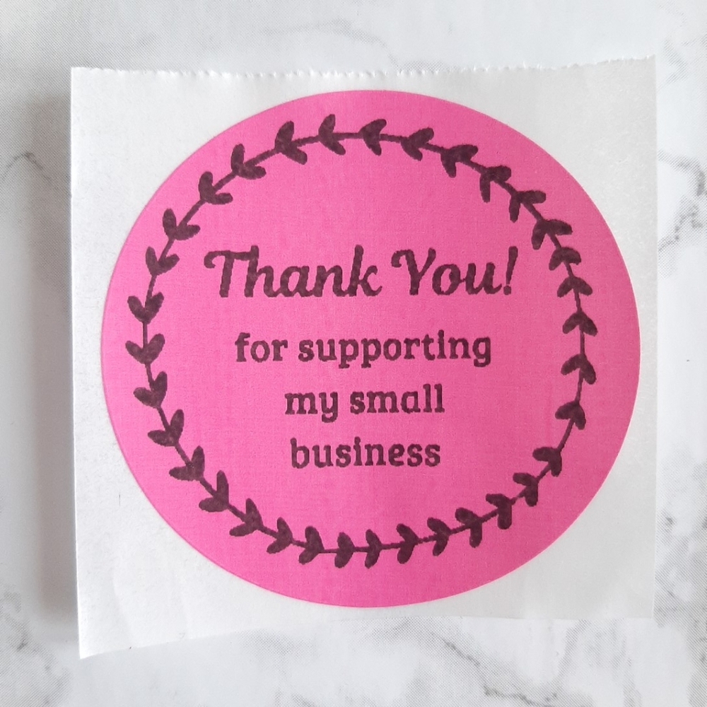 100 Thank you Sticker